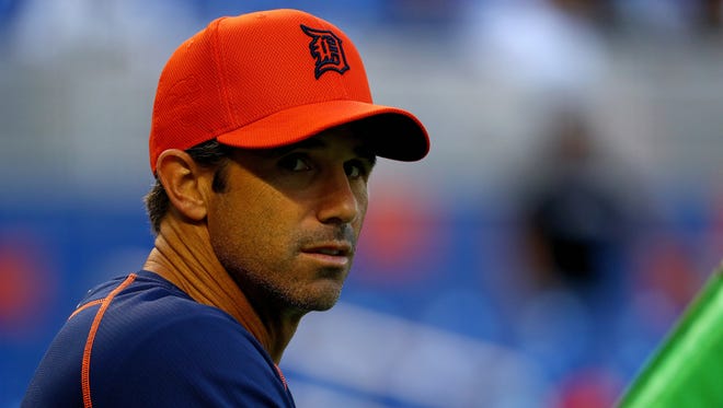 Manager Brad Ausmus of the Detroit Tigers.