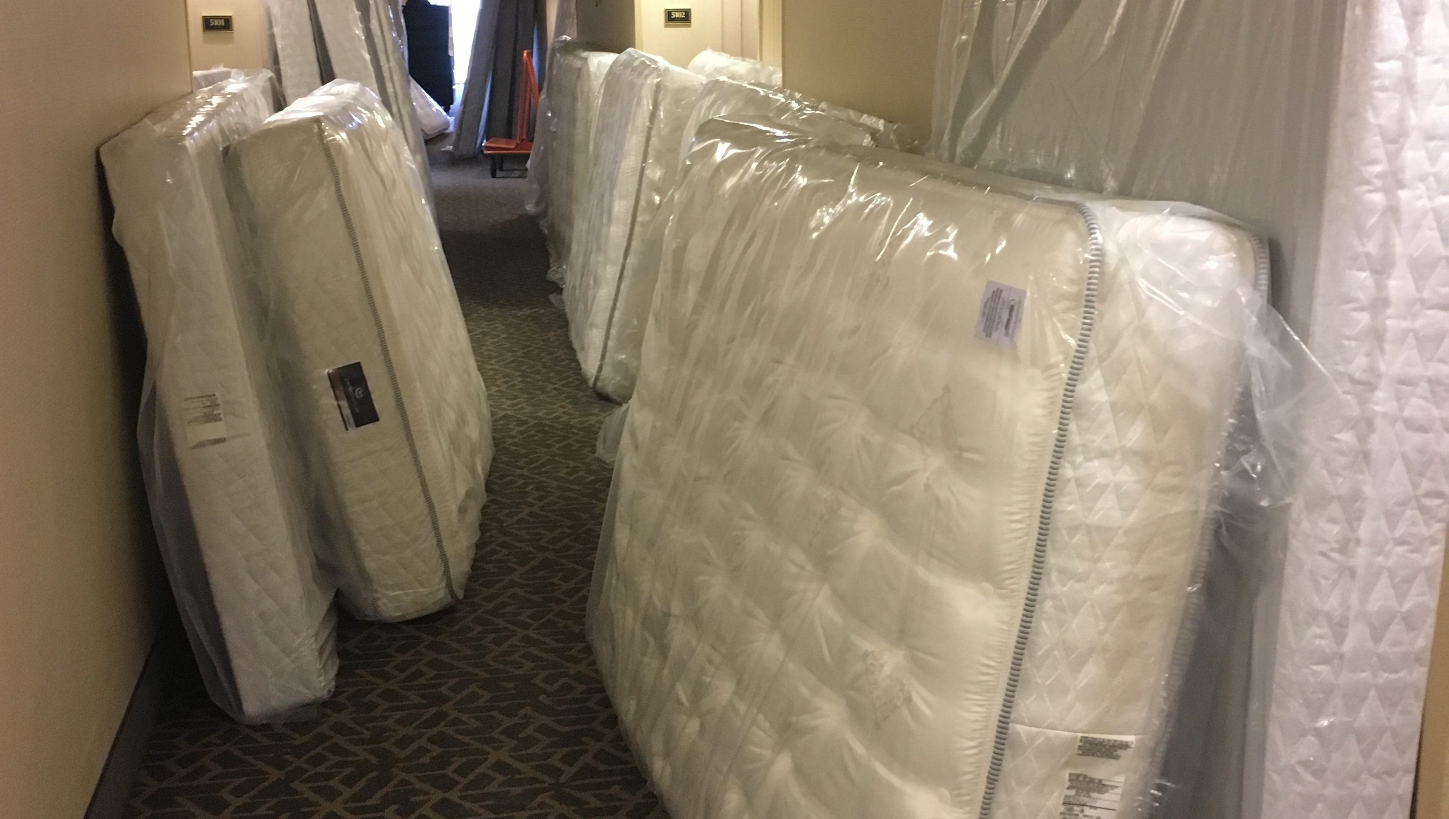 Hilton recycles old mattresses into carpet padding, flooring and more