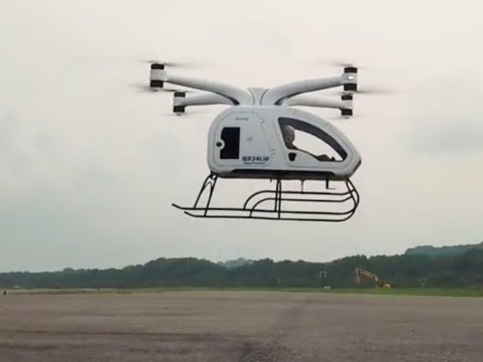 A 'personal helicopter' that looks like a drone