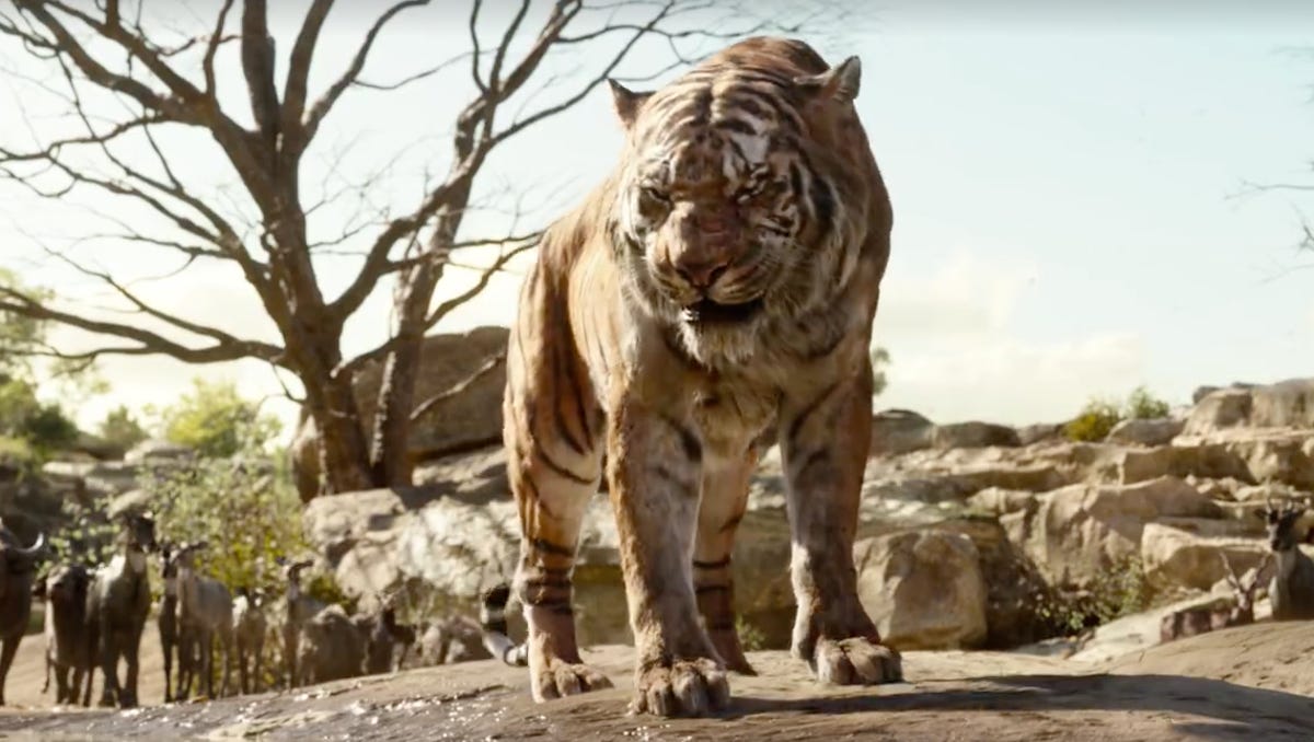 It's man-cub Shere Khan in 'Jungle clip