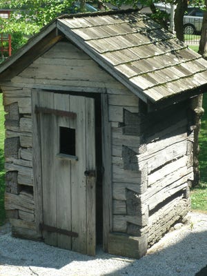 An outhouse like this one at the Wayne County Historical Museum was the subject of a Richmond new headline in February 1894.