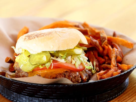Cheeseburger at The Pharmacy.
