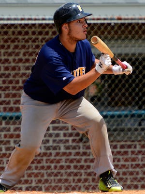 Australian catcher Ryan Wentzel, 19, has become key member of the Mount Wolf baseball team in the Central League. John A. Pavoncello photo