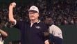 1999: Tony Gwynn helps Hall of Famer Ted Williams throw