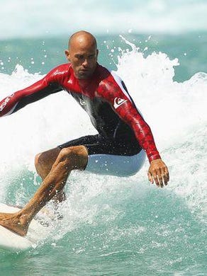 Kelly Slater of Cocoa Beach has won 55 major titles. He is the most famous surfer in the world.