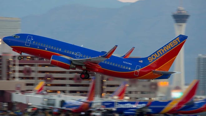 Southwest Airlines flight bound for Phoenix made an emergency landing at Nashville International Airport on April 18, 2018, after it hit a bird.