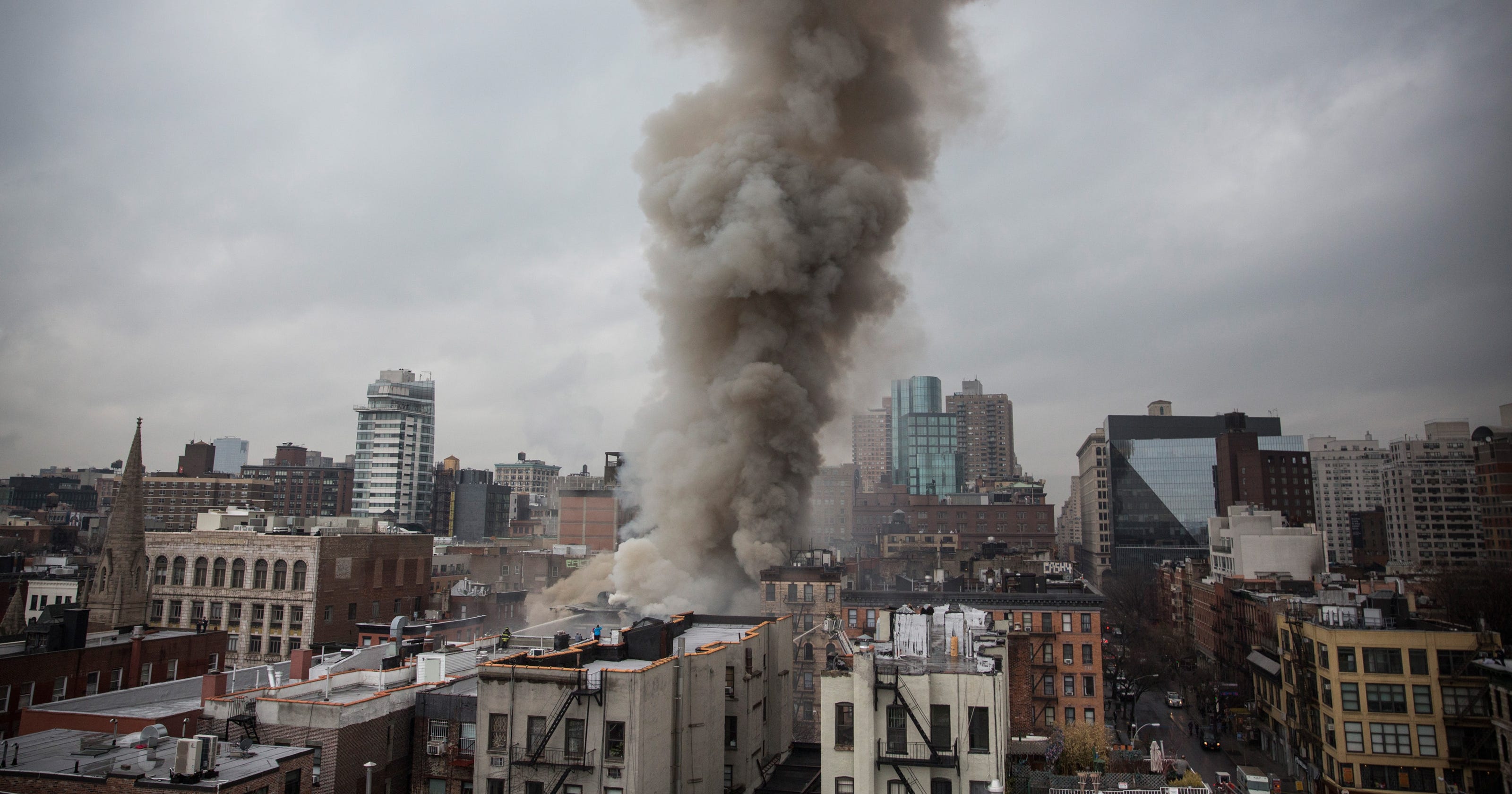 Blast, fire erupt in NYC's East Village; 19 hurt