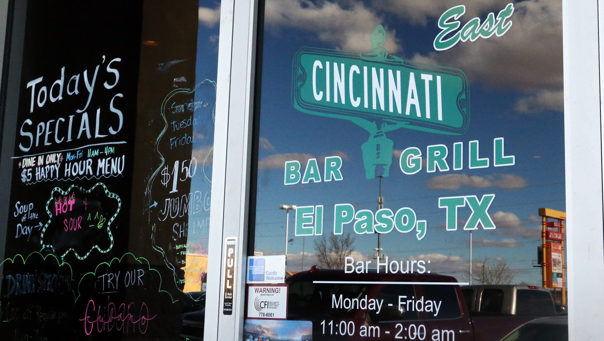 Restaurant review Cincinnati Bar and Grill