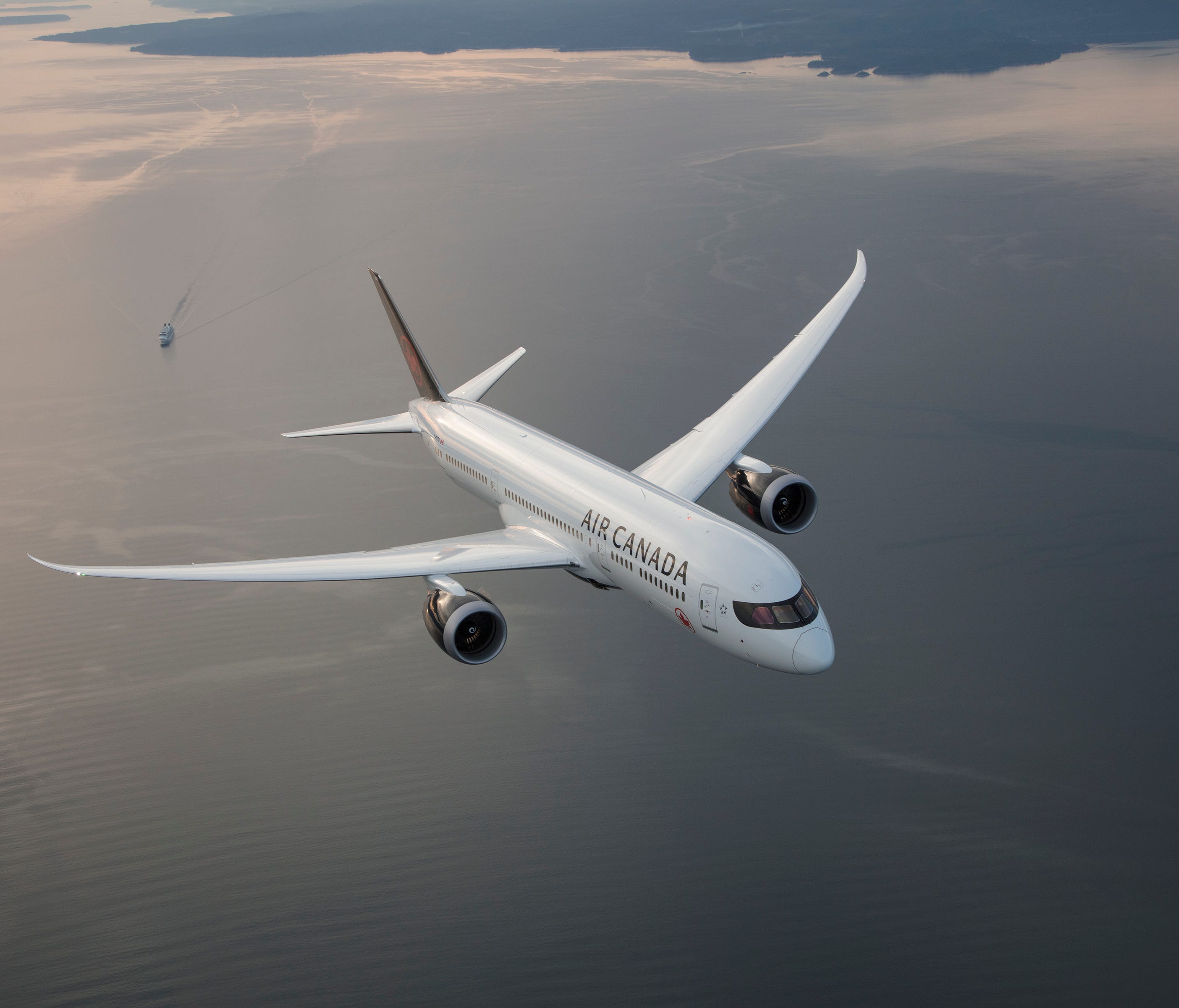 This image provided by Air Canada shows one of the airline's Boeing 787-9 Dreamliners.