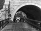 The tunnel that crosses Allens Creek, seen here in