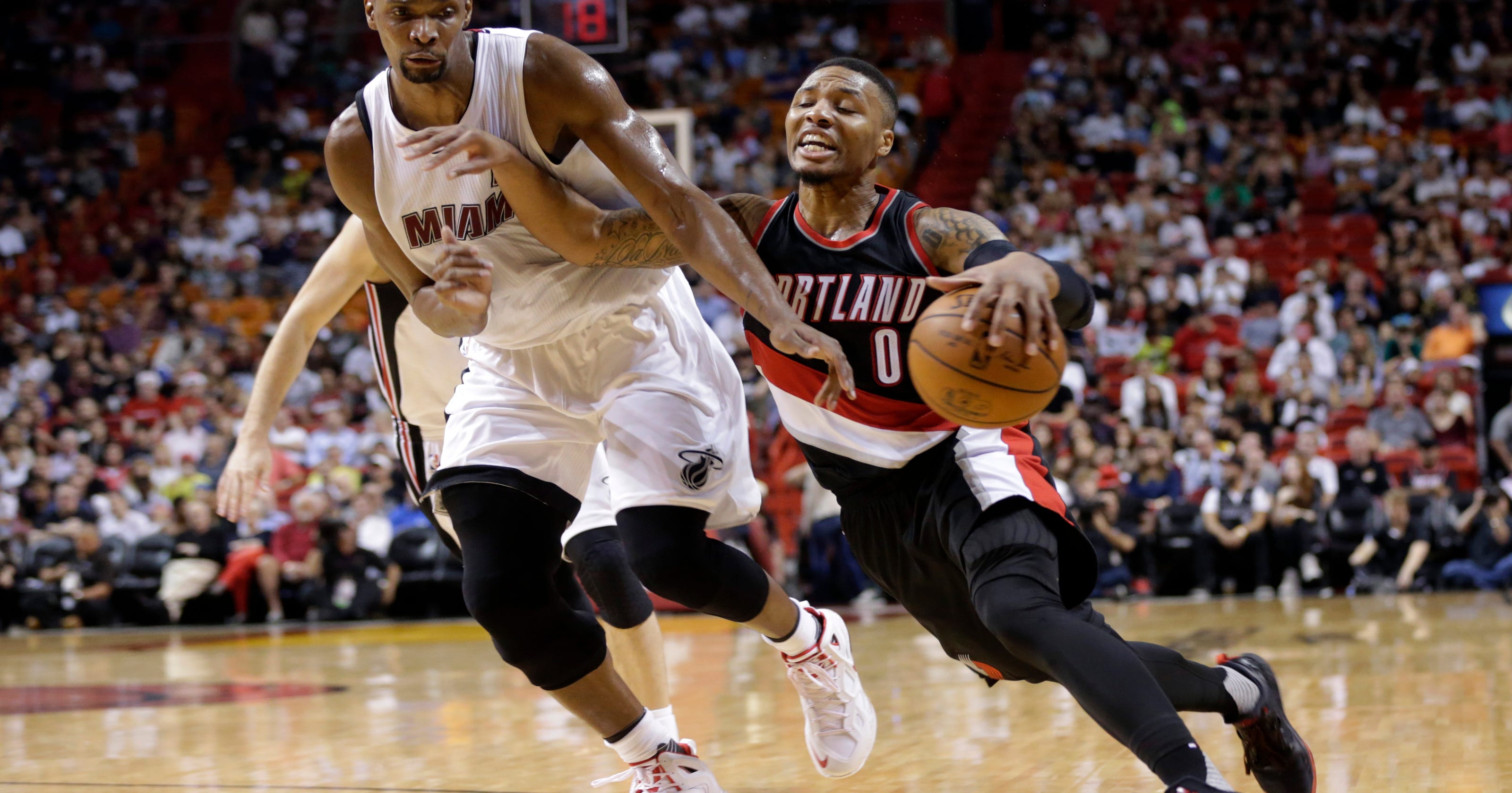 Portland guards Lillard, McCollum held out with injuries3200 x 1680