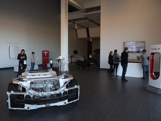 Here's our first look inside Tesla's Gigafactory