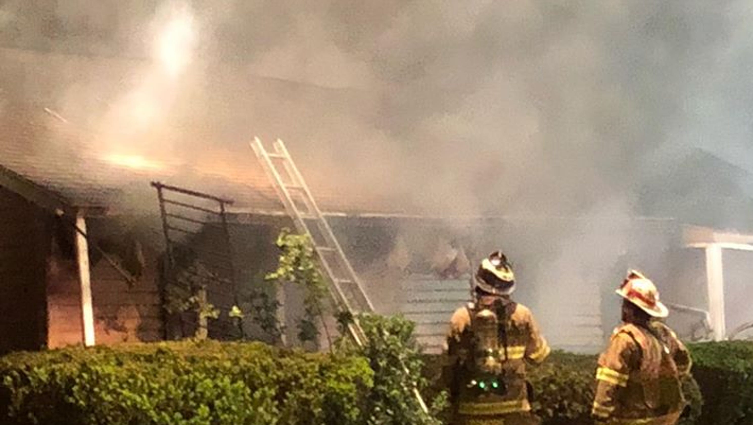 Dover Twp. fire injures, displaces two