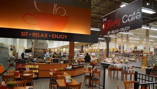 Tops Friendly Market in Big Flats showed off its newly renovated store on Wednesday.