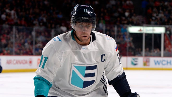 Team Europe forward Anze Kopitar is a key for his squad's hopes.