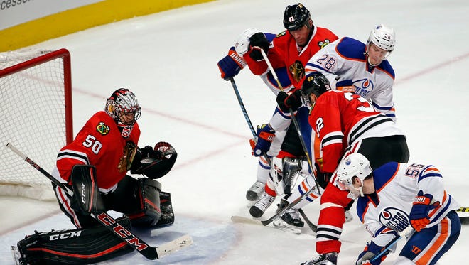 The Chicago Blackhawks appear to be a little short on defense this season.