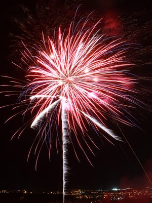 Fireworks shows will be put on in Washington City and at The Pioneer Legacy in St. George on July 24, 2018.