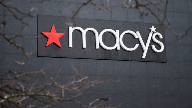 Macy's shares plunged Thursday in the wake of weak performance in the first quarter.