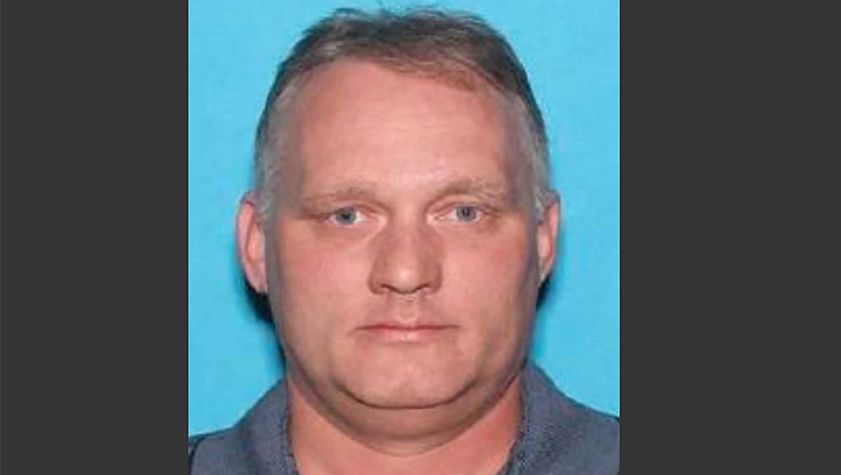 A Department of Motor Vehicles ID picture of Robert Bowers, the suspect in the Pittsburgh synagogue attack.