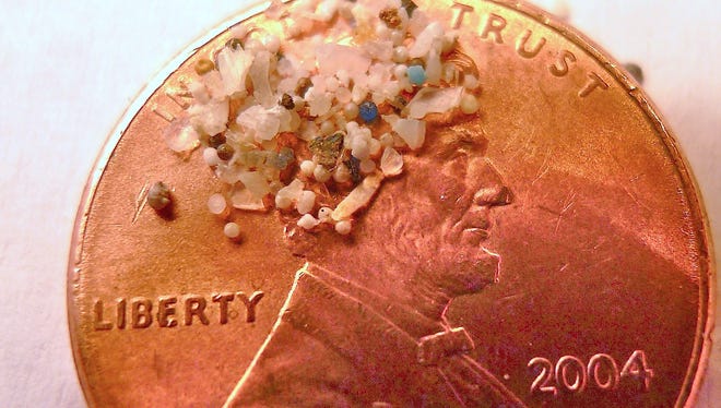 Microbeads are found in common personal care products, such as body wash and face cleansers. These tiny plastics can pass through filtration systems and end up in the ocean, where they threaten marine life.