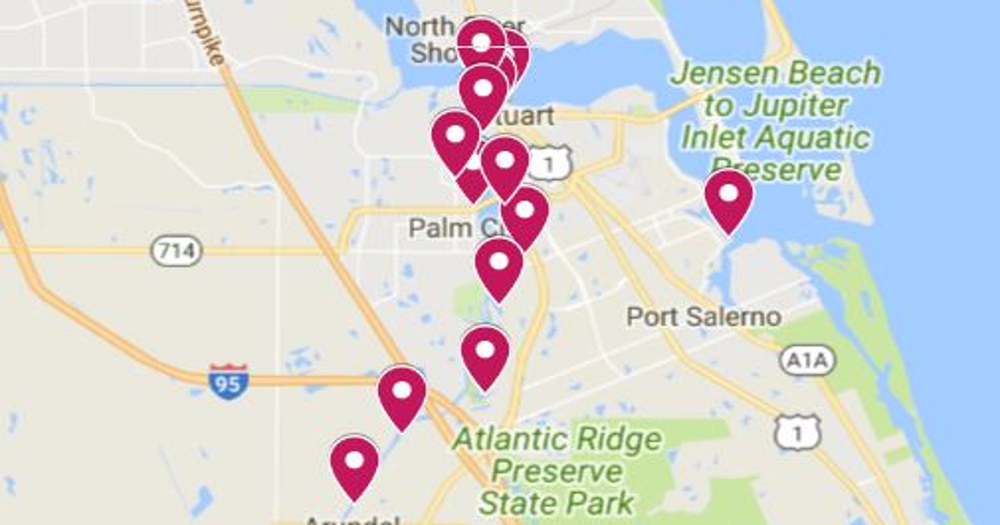 Where's the algae? A running list of reported locations