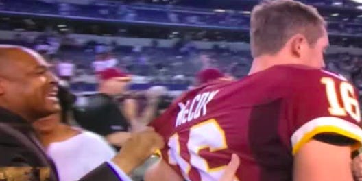 Redskins Official Physically Stops Spanish Language Reporter