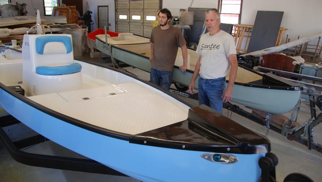 Ralph and Matt Mitchell are passing along their legacy of boat building with their lineup of Santee Boats, built in the Upstate.