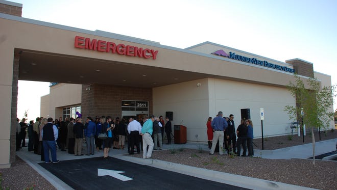 Las Cruces residents get an early look at MountainView Emergency Center during an open house on Nov. 1, 2017.