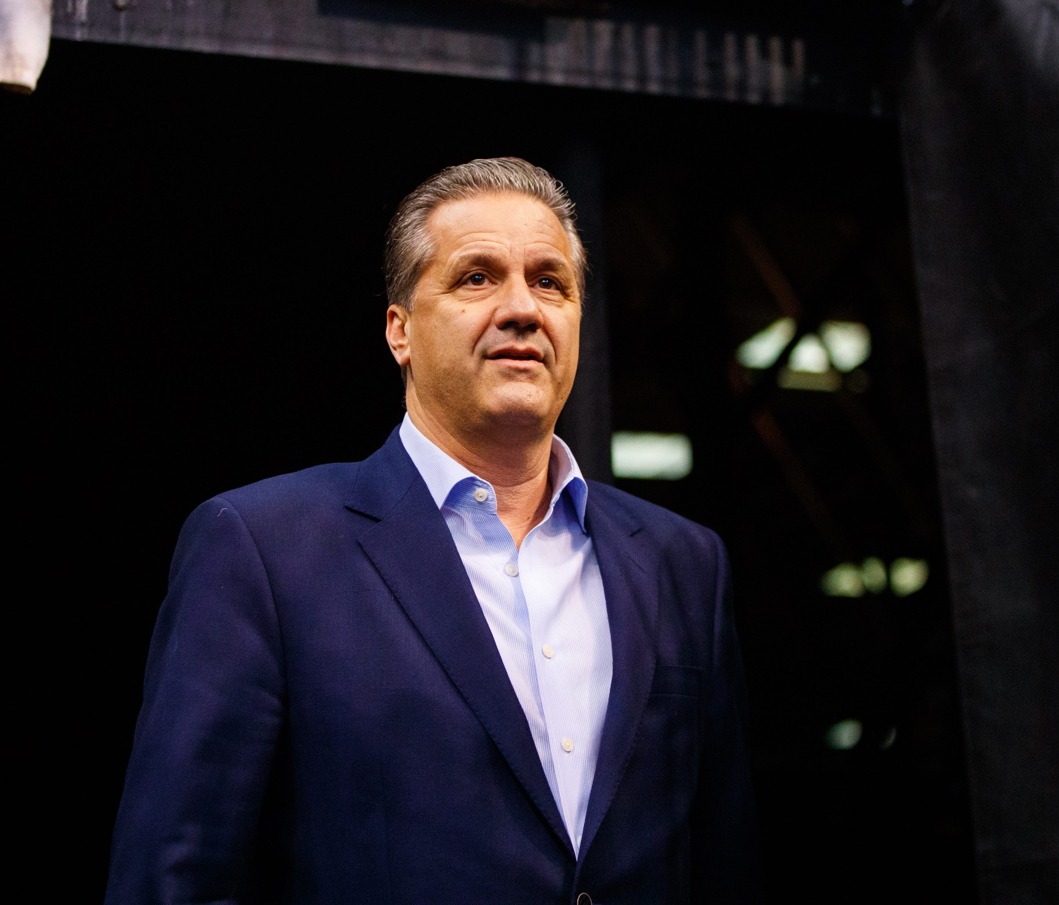 Kentucky Wildcats basketball head coach John Calipari in attendance of the Phoenix Suns game against the Los Angeles Clippers at Talking Stick Resort Arena.