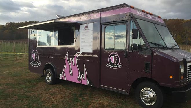 Oink and Moo BBQ operates three food trucks, including one in the Philly/South Jersey area. The truck will be ready with sliders and tacos at Sippin' at Station.