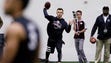 March 27, 2018: Johnny Manziel goes through throwing