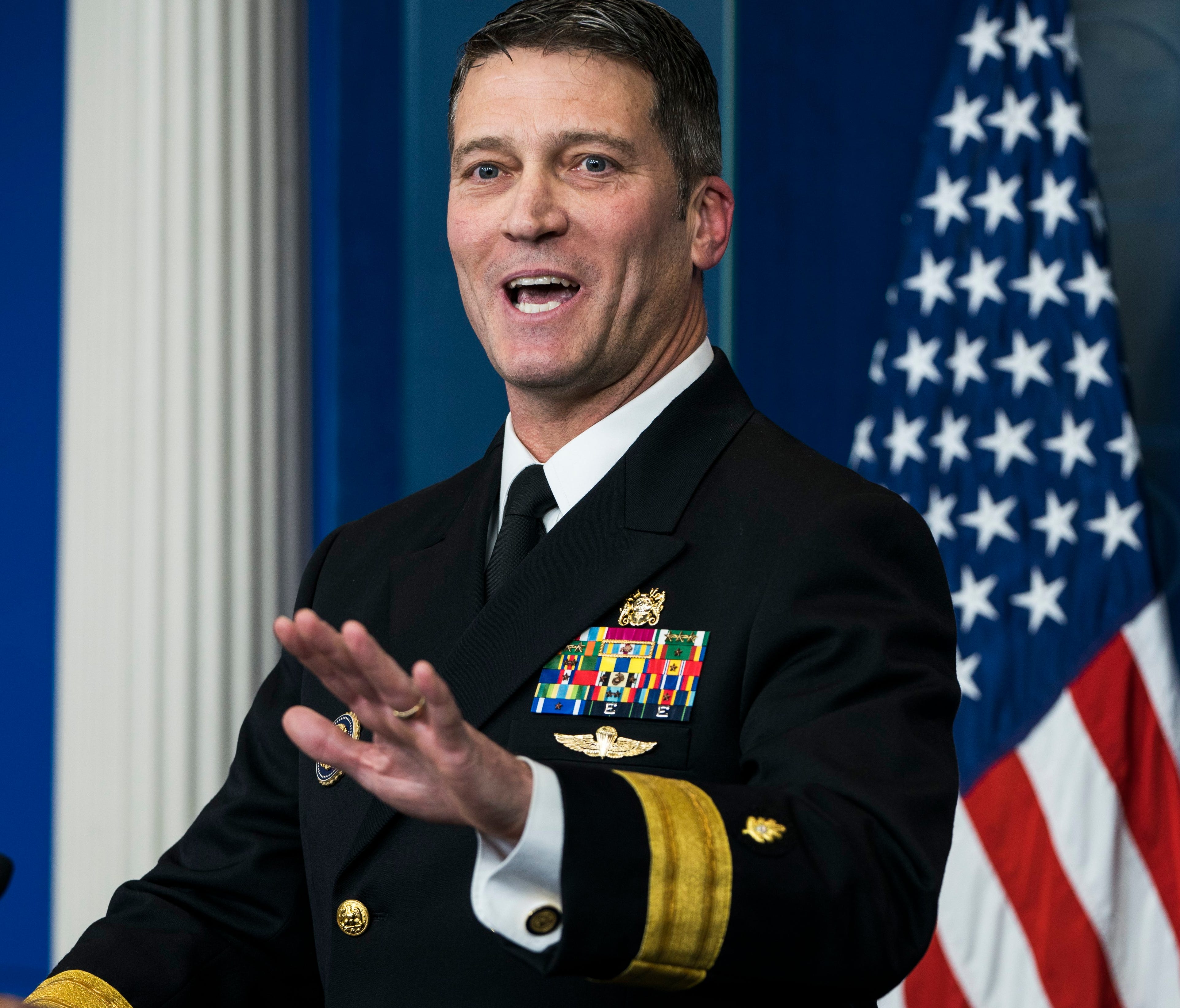Dr. Ronny Jackson speaks about the physical exam conducted on President Trump earlier this year.