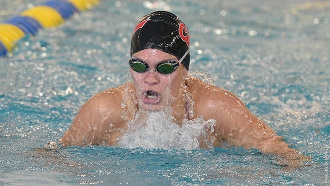 Central York High School graduate Jade Arganbright is expected to return to York County for the Pennsylvania State Athletic Conference Swimming Championships. She's a standout on the California University of Pennsylvania swimming team. She is one of a number of former York County high school standouts expected to compete in the meet.