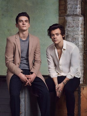 Fionn Whitehead, left, and Harry Styles make their film debuts in 'Dunkirk.'