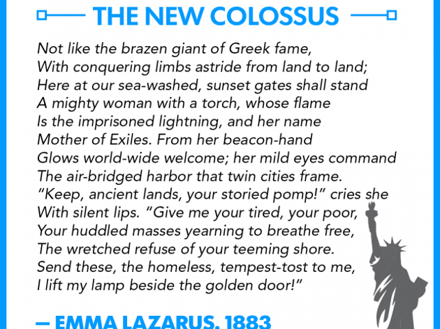 Yes Statue Of Liberty Poem Is Linked To Immigration Says Poets Biographer
