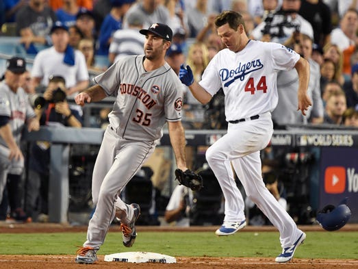 Game 2 at Dodger Stadium: Justin Verlander gets Rich