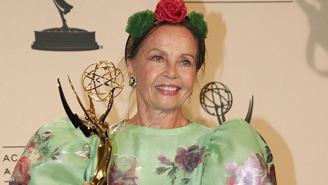 Leslie Caron with Emmy award at the 2007 ceremony.