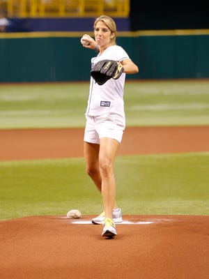 Former Channel 2 anchor Sara Walsh will throw out the first pitch at tonight’s Sounds game.