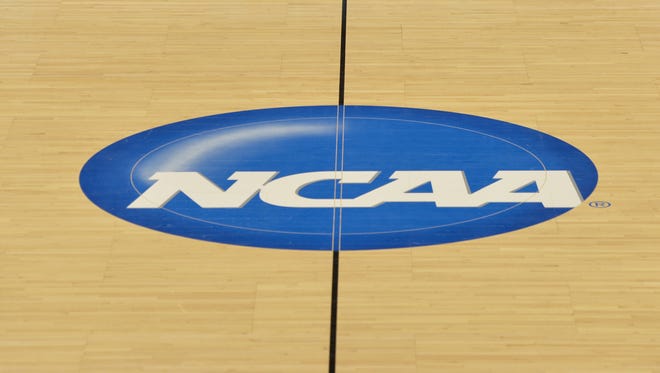 General view of the NCAA logo.