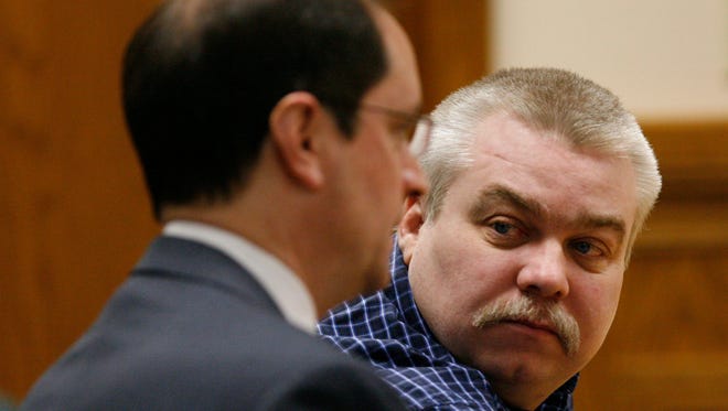 Steven Avery in the courtroom on March 12, 2007 at the Calumet County Courthouse in Chilton.