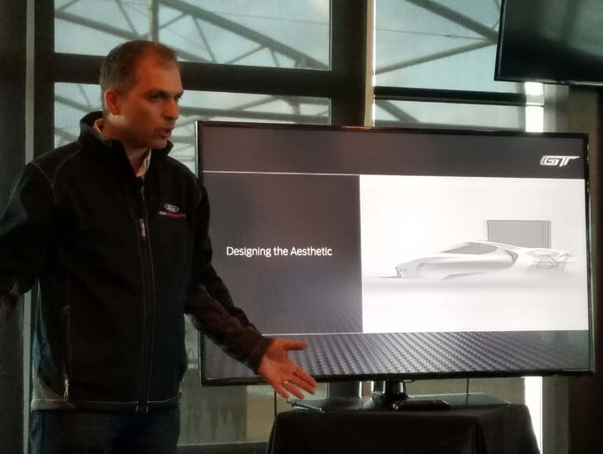 Ford GT design manager Garen Nicoghosian says the GT's