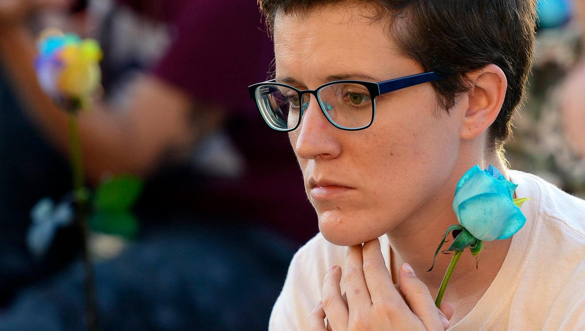 Vigil for Pulse victims in Eau Gallie Square