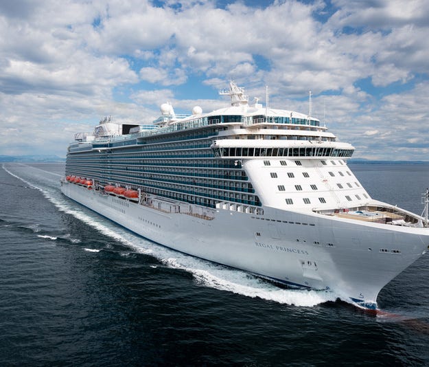 ... and today it's joined by its newer contemporaries, Royal and Regal Princess.