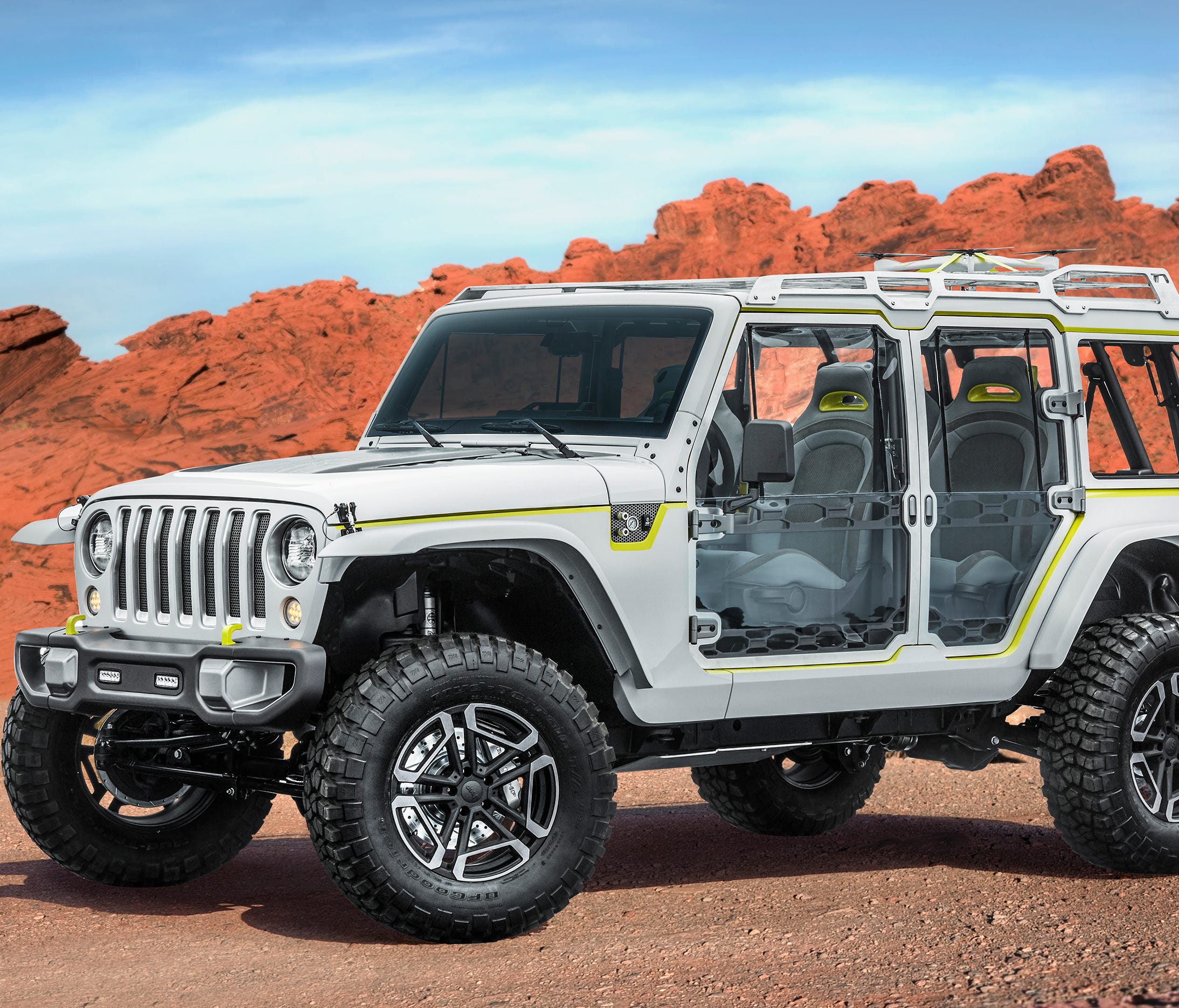 Jeep Safari Concept is one of the vehicle concepts that the brand will show in Moab over Easter