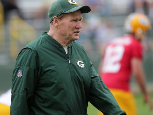 Green Bay Packers president Mark Murphy at OTAs on