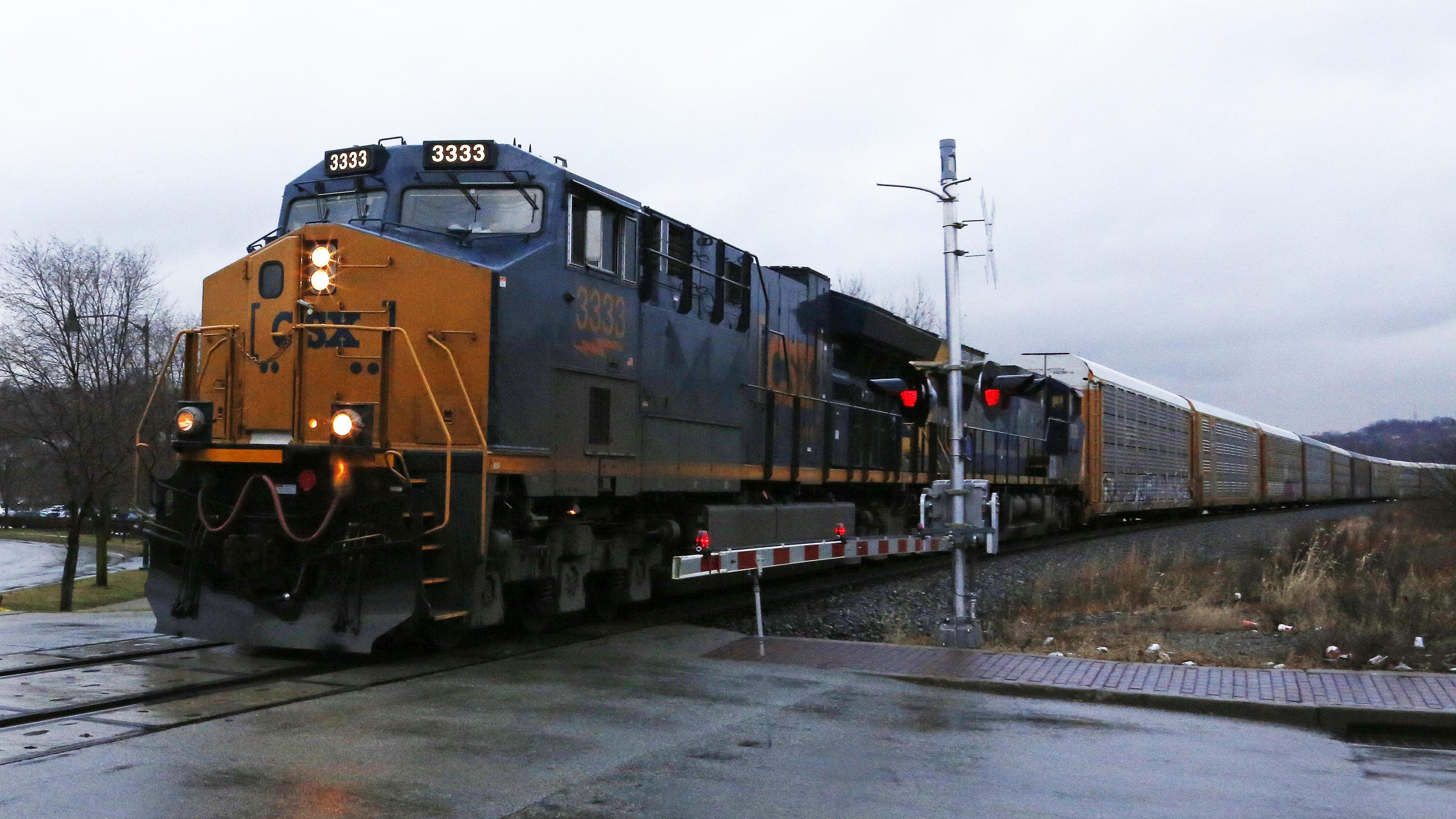 CSX trains causing delays at Plymouth crossings again