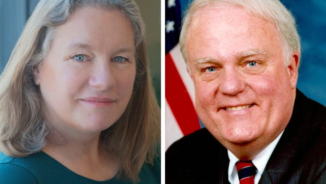 Jennifer Hoppe Vipond, a physician, and U.S. Rep. James Sensenbrenner are squaring off in the Aug. 14 Republican primary.