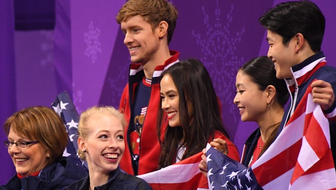 Figure Skating Usa In Position To Take Medal In Winter Olympics Team