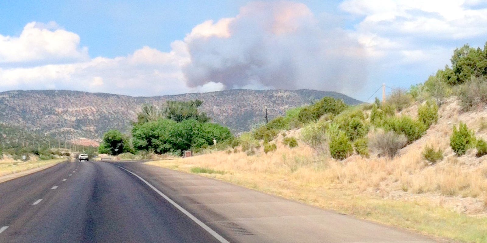 Some structures evacuated as fire intensifies on Mescalero resveration