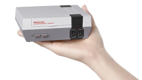 The mini collector's edition NES.